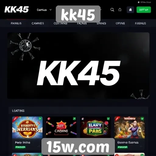 Avaliação das funcionalidades e interface do site kk45